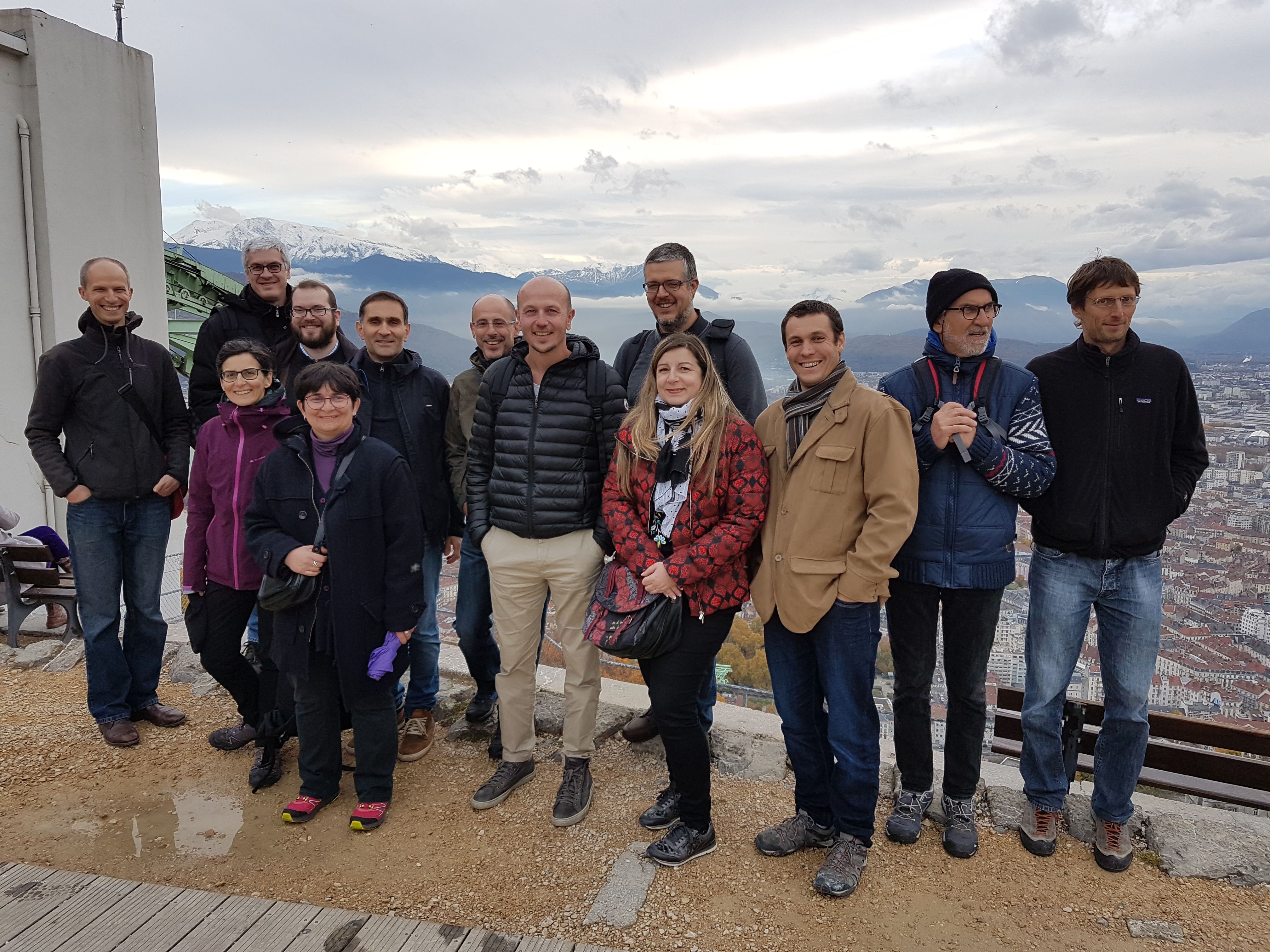 SED Team November 2018 at Bastille Grenoble